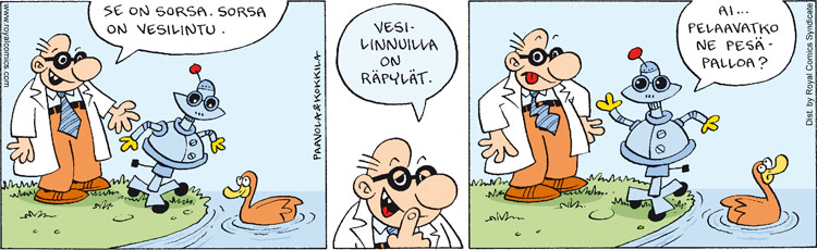 Kapine (Daily strip, Finnish) 8
