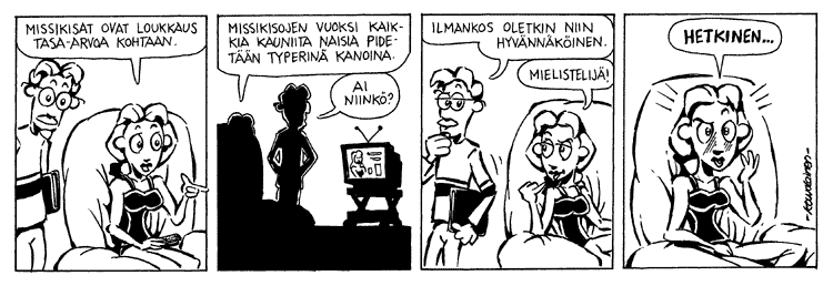 Loikan vuoksi (Daily strip, Finnish) 131
