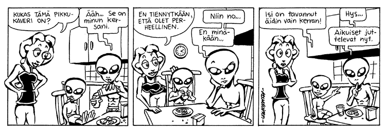 Loikan vuoksi (Daily strip, Finnish) 141