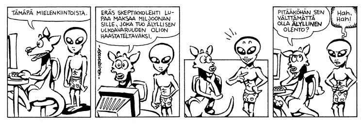Loikan vuoksi (Daily strip, Finnish) 173