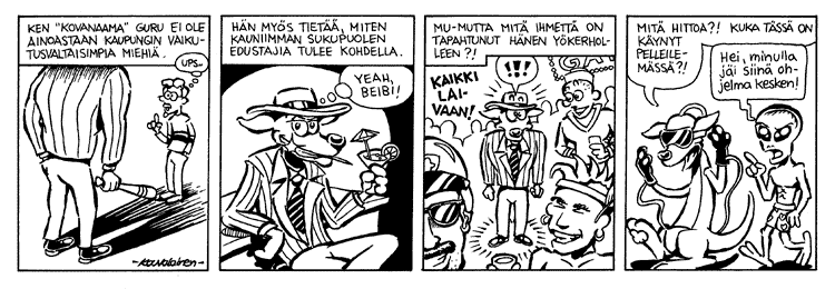 Loikan vuoksi (Daily strip, Finnish) 188