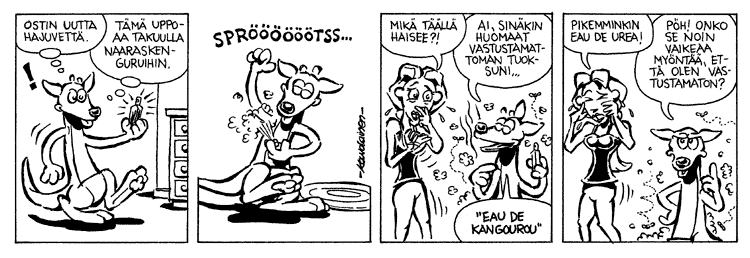 Loikan vuoksi (Daily strip, Finnish) 234