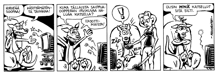 Loikan vuoksi (Daily strip, Finnish) 238