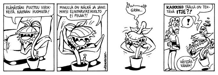 Loikan vuoksi (Daily strip, Finnish) 35