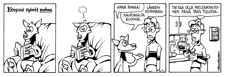 Loikan vuoksi (Daily strip, Finnish) 41