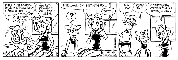 Loikan vuoksi (Daily strip, Finnish) 80
